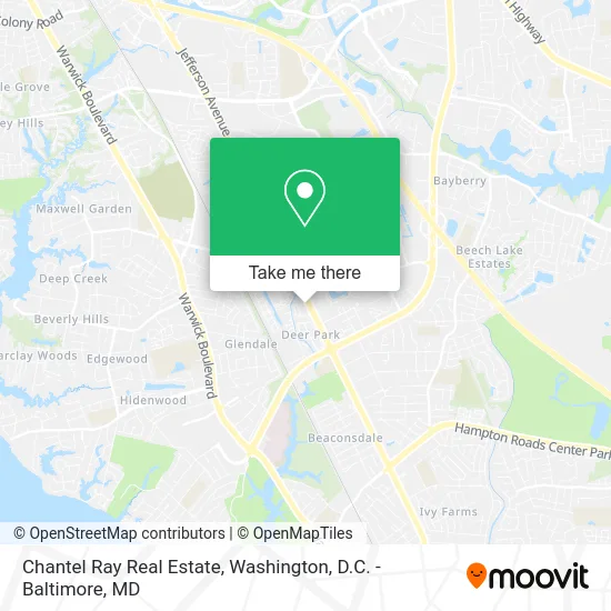 Chantel Ray Real Estate map