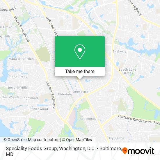 Speciality Foods Group map