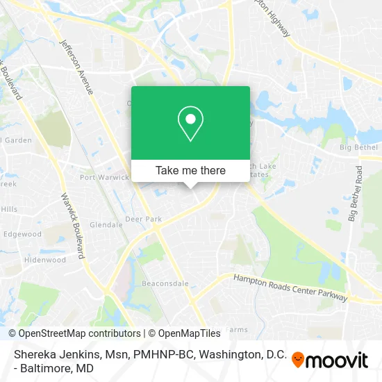 Shereka Jenkins, Msn, PMHNP-BC map