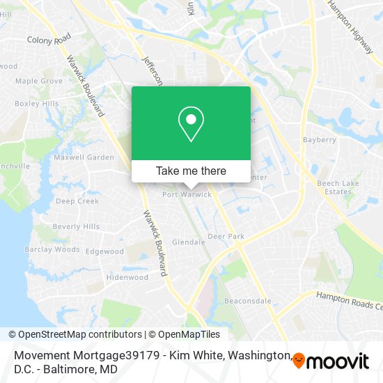 Mapa de Movement Mortgage39179 - Kim White