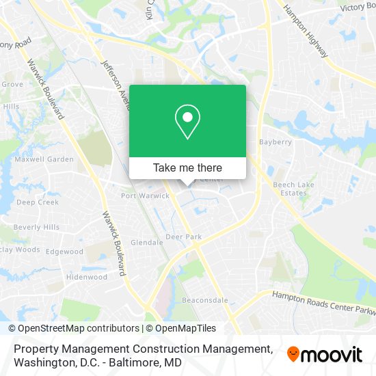 Property Management Construction Management map