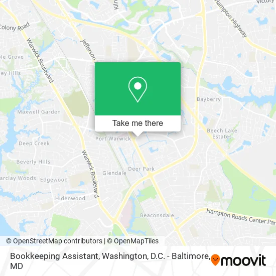 Bookkeeping Assistant map