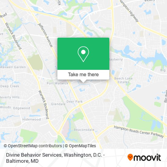 Mapa de Divine Behavior Services