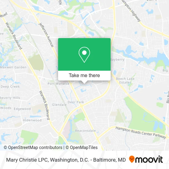 Mary Christie LPC map