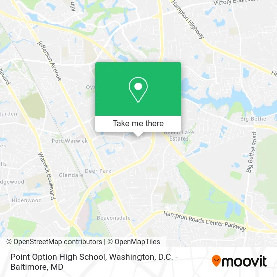 Point Option High School map