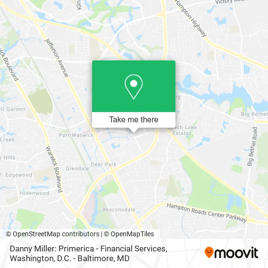 Mapa de Danny Miller: Primerica - Financial Services