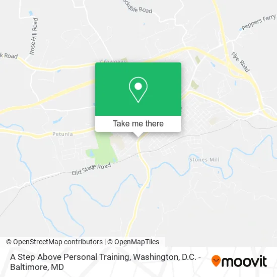 A Step Above Personal Training map