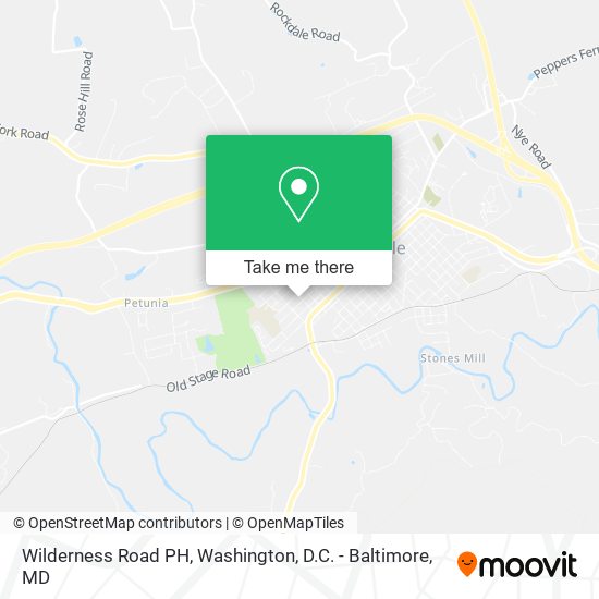Wilderness Road PH map
