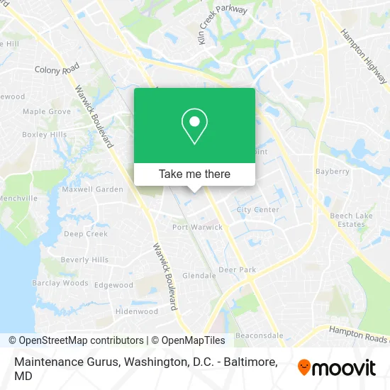 Maintenance Gurus map