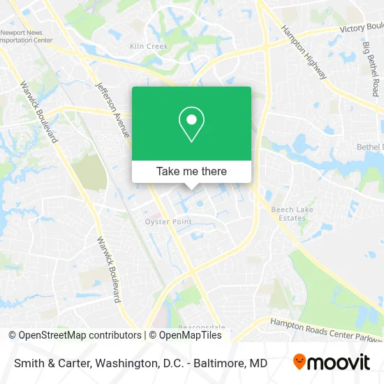 Smith & Carter map