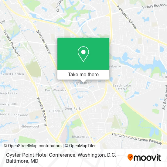 Oyster Point Hotel Conference map