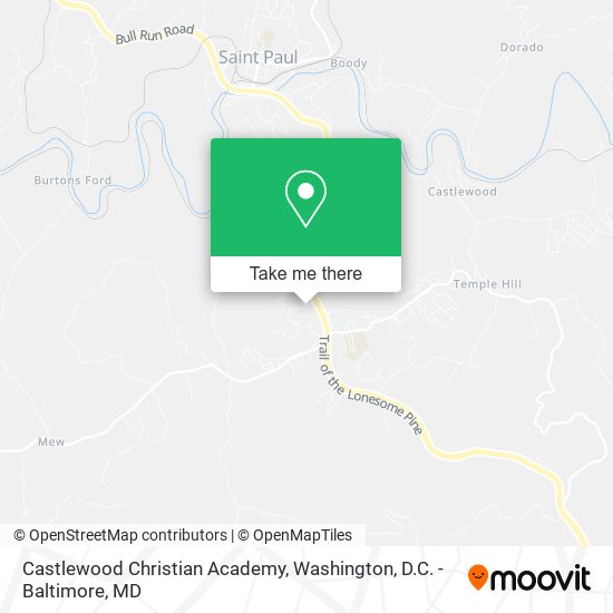 Castlewood Christian Academy map