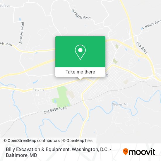 Billy Excavation & Equipment map