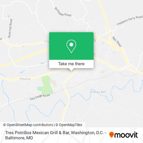 Tres Potrillos Mexican Grill & Bar map