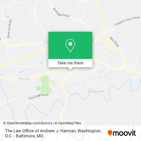 Mapa de The Law Office of Andrew J. Harman