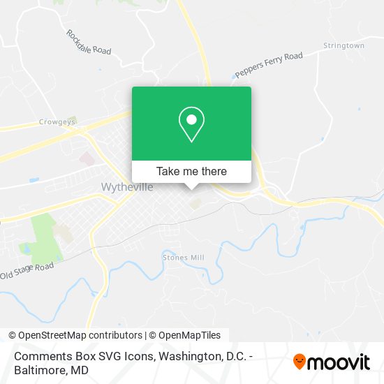 Mapa de Comments Box SVG Icons