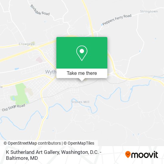 K Sutherland Art Gallery map