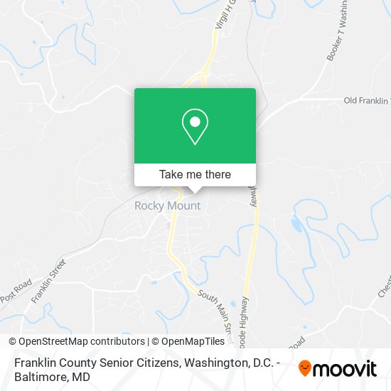 Mapa de Franklin County Senior Citizens