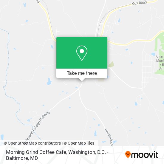 Morning Grind Coffee Cafe map