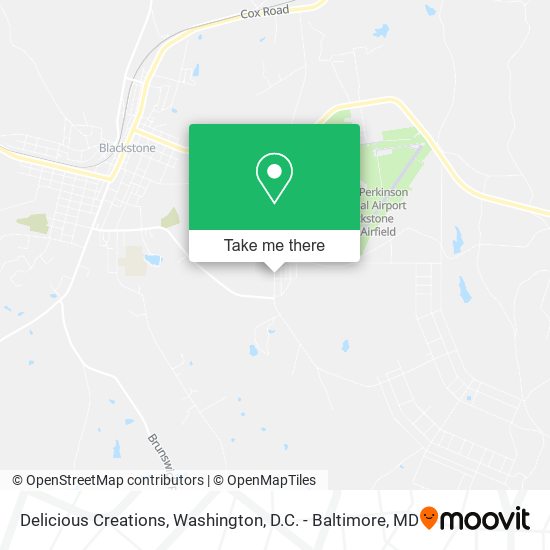 Delicious Creations map