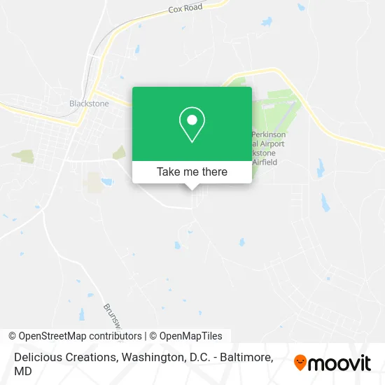 Delicious Creations map