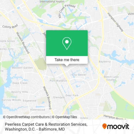 Mapa de Peerless Carpet Care & Restoration Services