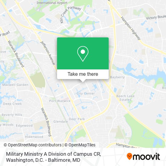 Mapa de Military Ministry A Division of Campus CR