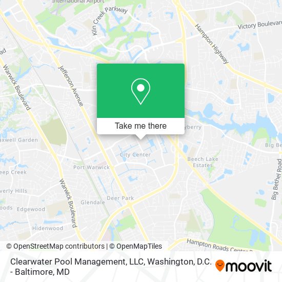 Clearwater Pool Management, LLC map