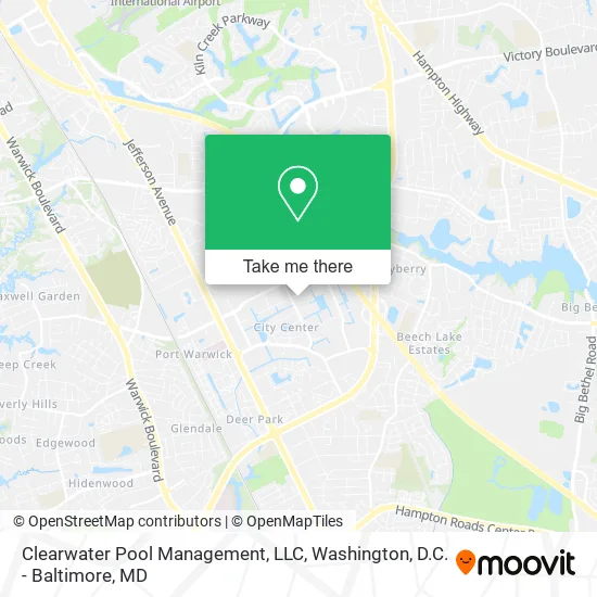 Clearwater Pool Management, LLC map