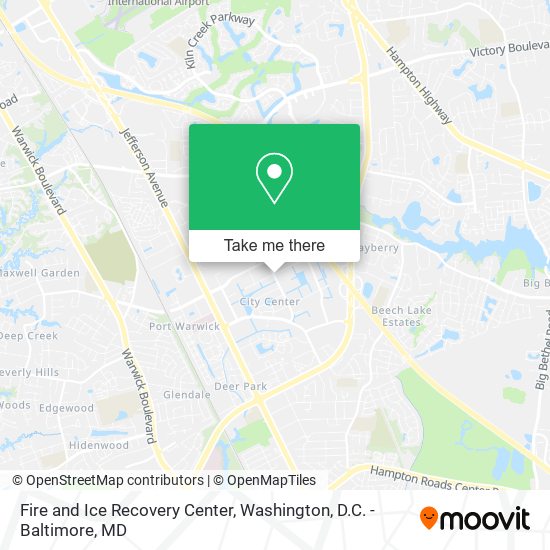 Mapa de Fire and Ice Recovery Center