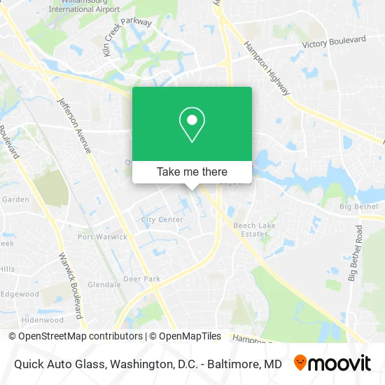Quick Auto Glass map