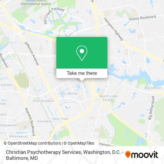 Mapa de Christian Psychotherapy Services