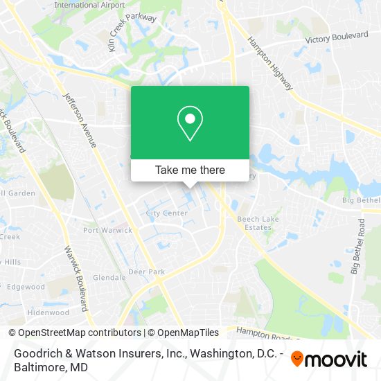Goodrich & Watson Insurers, Inc. map