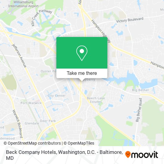 Mapa de Beck Company Hotels