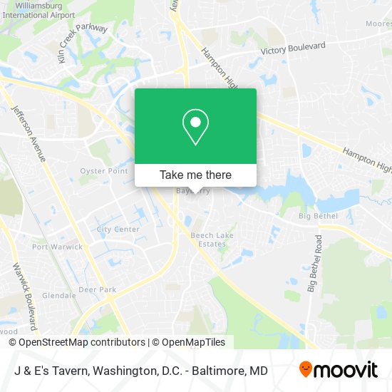 J & E's Tavern map