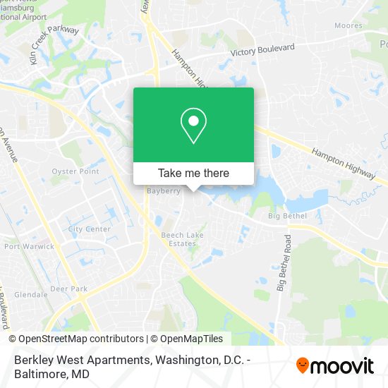 Berkley West Apartments map