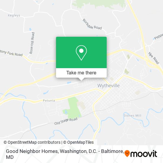 Good Neighbor Homes map