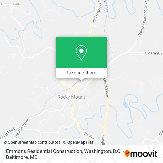 Emmons Residential Construction map