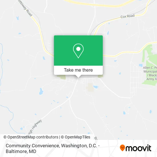 Community Convenience map