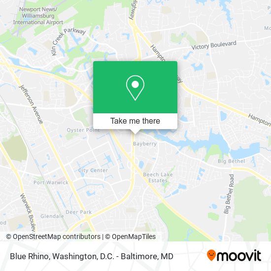 Blue Rhino map