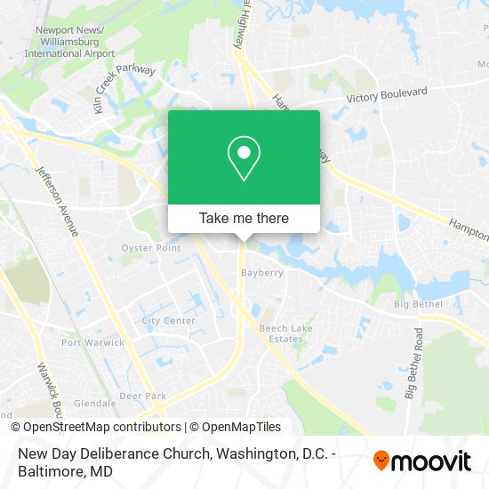 Mapa de New Day Deliberance Church
