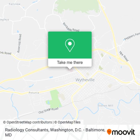 Radiology Consultants map