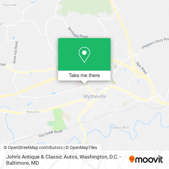 Mapa de John's Antique & Classic Autos