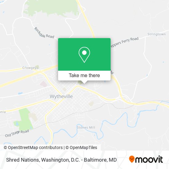 Shred Nations map