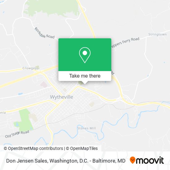 Mapa de Don Jensen Sales