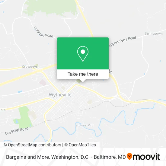 Bargains and More map