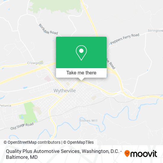 Mapa de Quality Plus Automotive Services