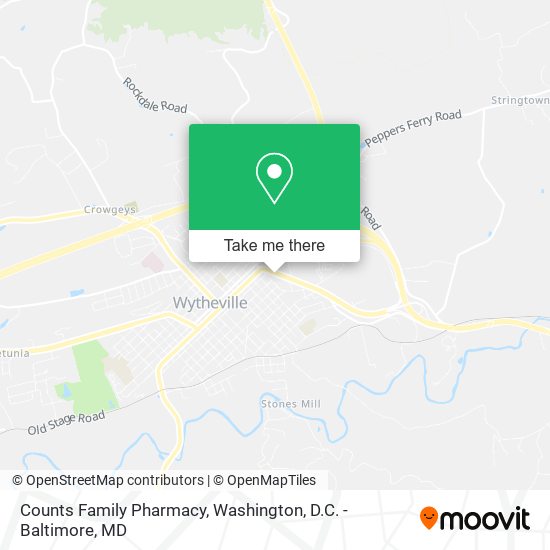Counts Family Pharmacy map