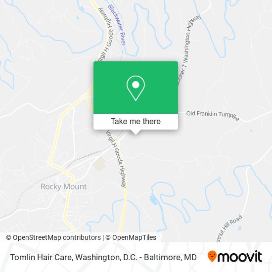 Mapa de Tomlin Hair Care