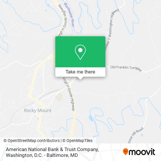 American National Bank & Trust Company map